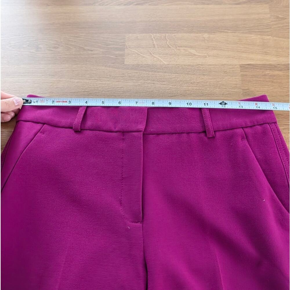 ME+EM Statement Crop Length Pants Womens UK8/US4 Fuchsia Mid-rise Straight - Picture 6 of 10